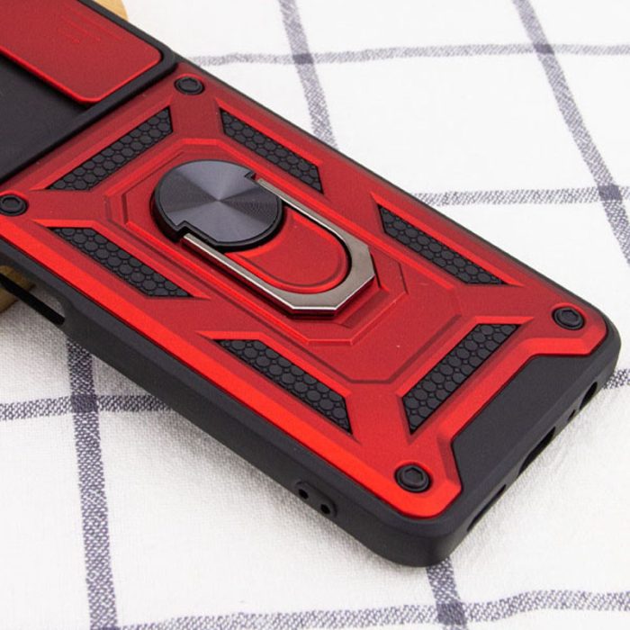 Чохол для Xiaomi redmi Note 12 4g протиударний чохол зі шторкою для камери (червоний) - Зображення 3