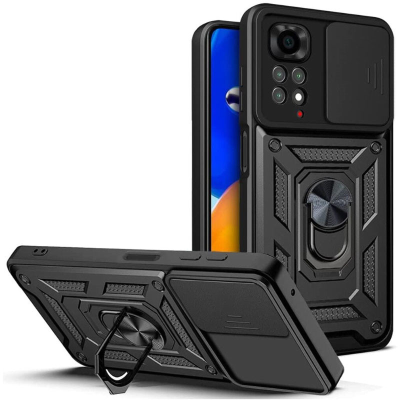 Чохол для xiaomi redmi Note 11 PRO протиударний бампер зі шторкою для камери на сяомі редмі нот 11 про
