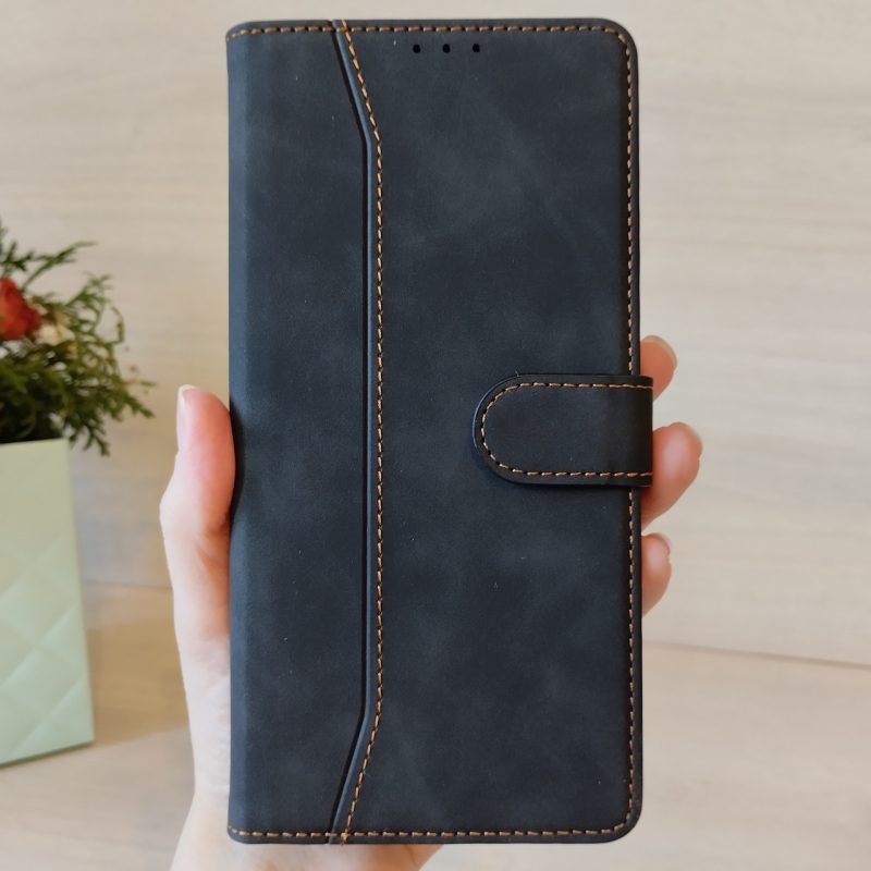 Чохол для xiaomi redmi 12c книжка підставка з візитницею Luxury Leather