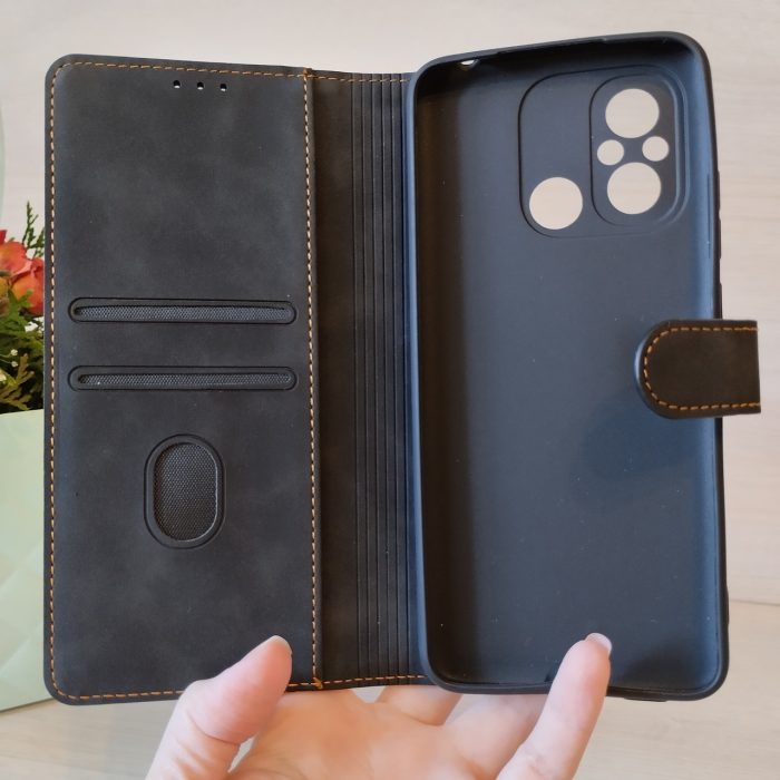 Чохол для xiaomi redmi 12c книжка підставка з візитницею Luxury Leather - Зображення 3