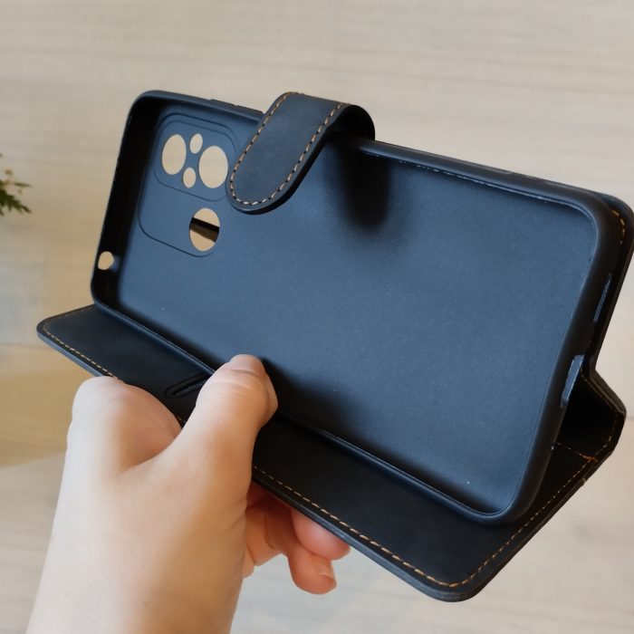 Чохол для xiaomi redmi 12c книжка підставка з візитницею Luxury Leather - Зображення 4