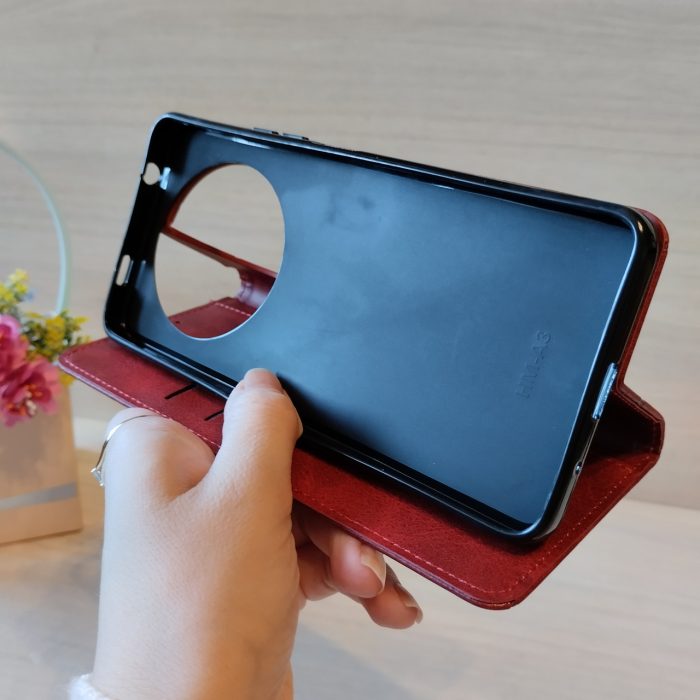 Чохол для xiaomi redmi 14c з книжка підставка з магнітом і візитницею Business Leather чорний - Зображення 5
