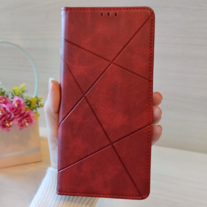 Чохол для poco c75 книжка підставка з магнітом і візитницею Business Leather чорний - Зображення 3