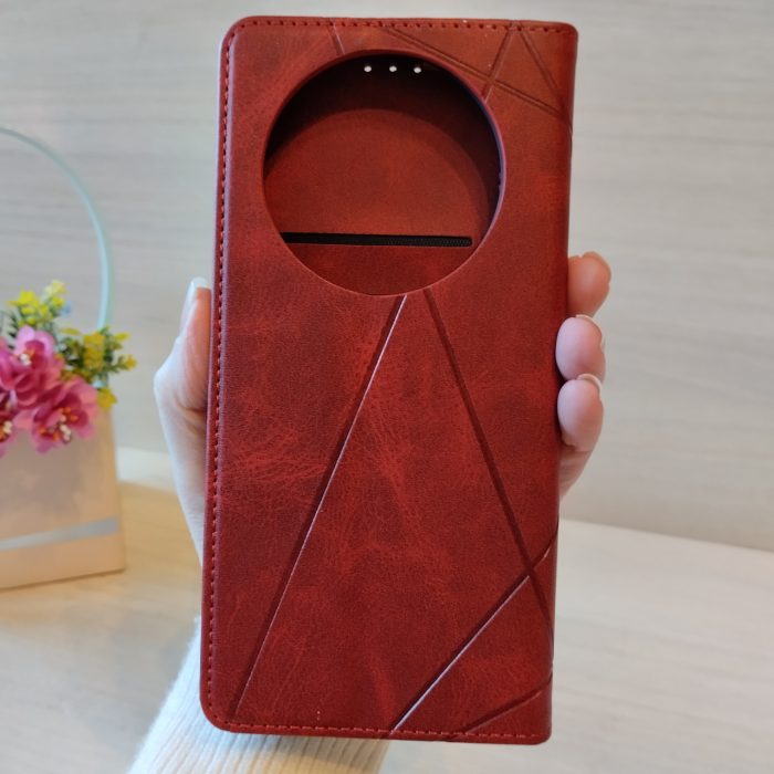 Чохол для poco c75 книжка підставка з магнітом і візитницею Business Leather чорний - Зображення 4