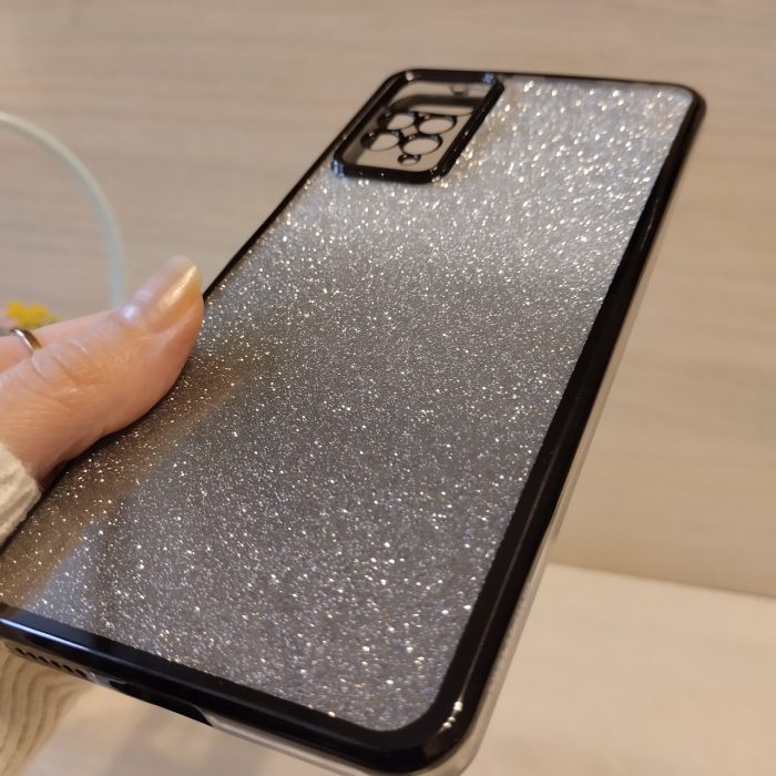 Чохол для xiaomi redmi Note 11 pro жіночий силіконовий блискучий (сірий) - Зображення 6