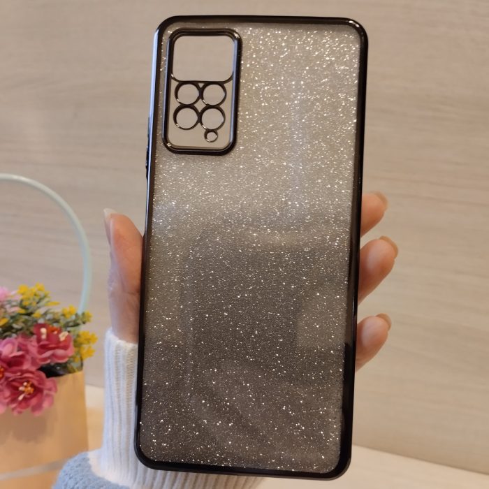 Чохол для xiaomi redmi Note 12 pro 4g жіночий силіконовий блискучий (сірий) - Зображення 2