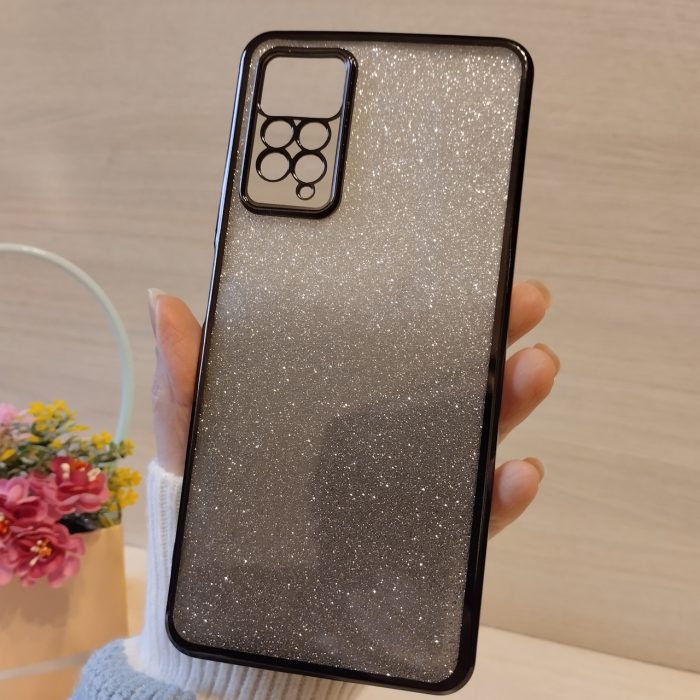 Чохол для xiaomi redmi Note 12 pro 4g жіночий силіконовий блискучий (сірий) - Зображення 4