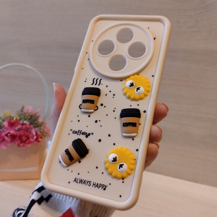 Чохол для xiaomi redmi 14c силіконовий з 3-D наклейками на сяомі редмі 14с TPU Toys Case (білий) - Зображення 2