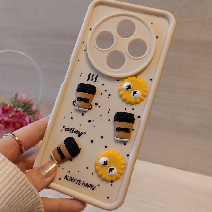 Чохол для xiaomi redmi 14c силіконовий з 3-D наклейками на сяомі редмі 14с TPU Toys Case (білий) - Зображення 3