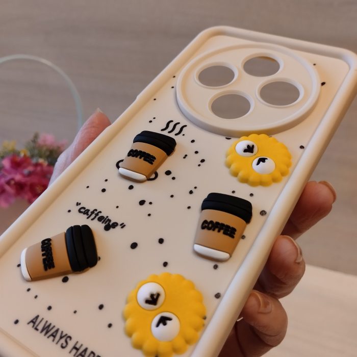 Чохол для xiaomi redmi 14c силіконовий з 3-D наклейками на сяомі редмі 14с TPU Toys Case (білий) - Зображення 6
