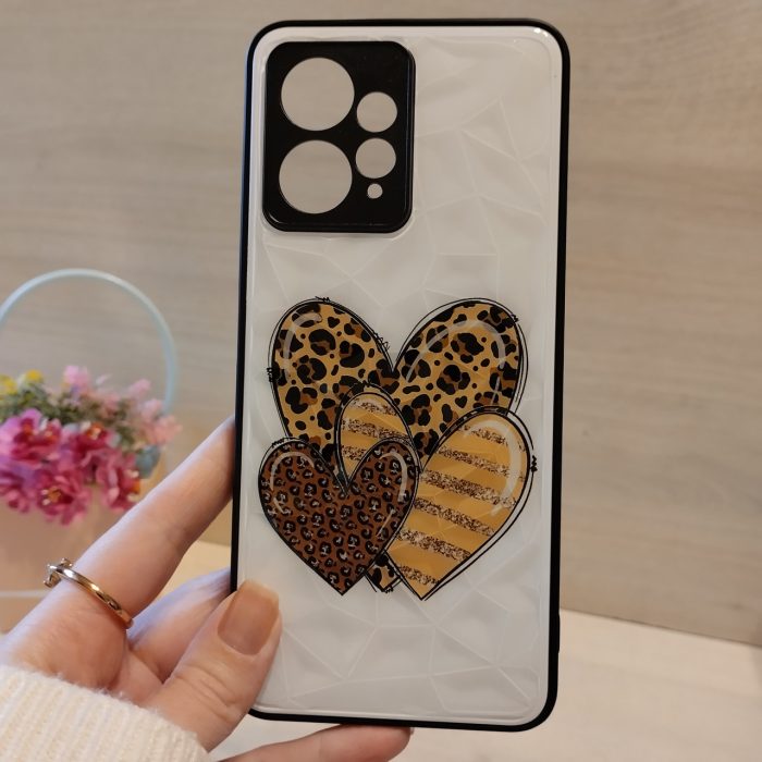 Чохол на xiaomi redmi Note 12 4g силіконова жіноча накладка з малюнком Prisma Brand серце - Зображення 3