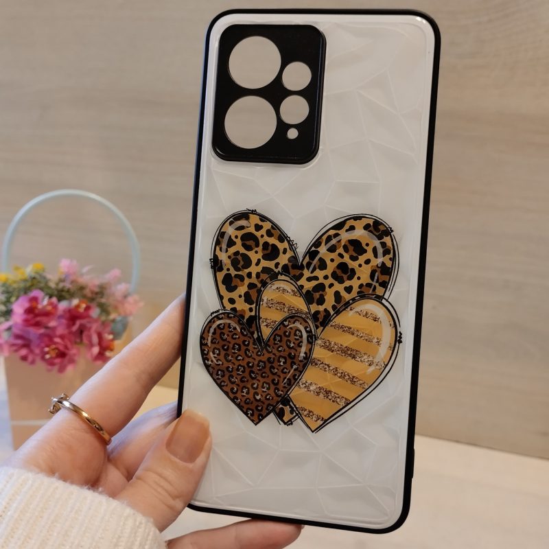 Чохол на xiaomi redmi Note 12 4g силіконова жіноча накладка з малюнком Prisma Brand серце