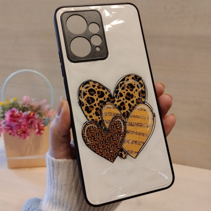 Чохол на xiaomi redmi Note 12 4g силіконова жіноча накладка з малюнком Prisma Brand серце - Зображення 4