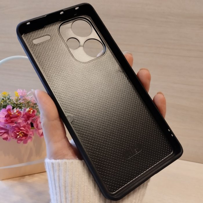 Чохол на xiaomi redmi Note 13 pro plus 5g силіконова жіноча накладка блискуча Diamond shine чорний - Зображення 8