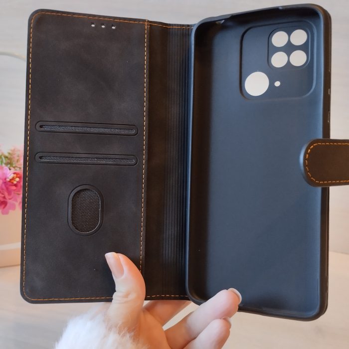Чохол для xiaomi redmi 10c книжка підставка з кишенями під картки для сяомі редмі 10с Luxury - Зображення 3