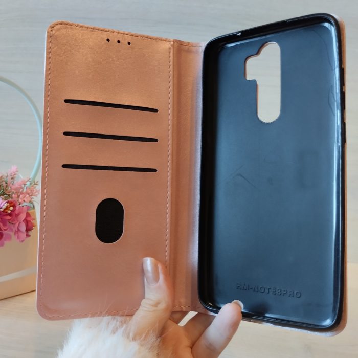 Чохол для xiaomi redmi Note 8 pro книжка на сяомі редмі нот 8 про з магнітом Business Leather червоний - Зображення 7