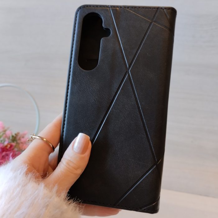 Чохол для samsung a24 книжка підставка з магнітом Business Leather (чорний) - Зображення 2