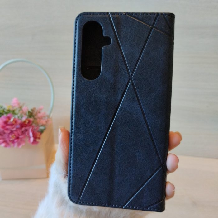 Чохол для samsung a24 книжка підставка з магнітом Business Leather (синий) - Зображення 2
