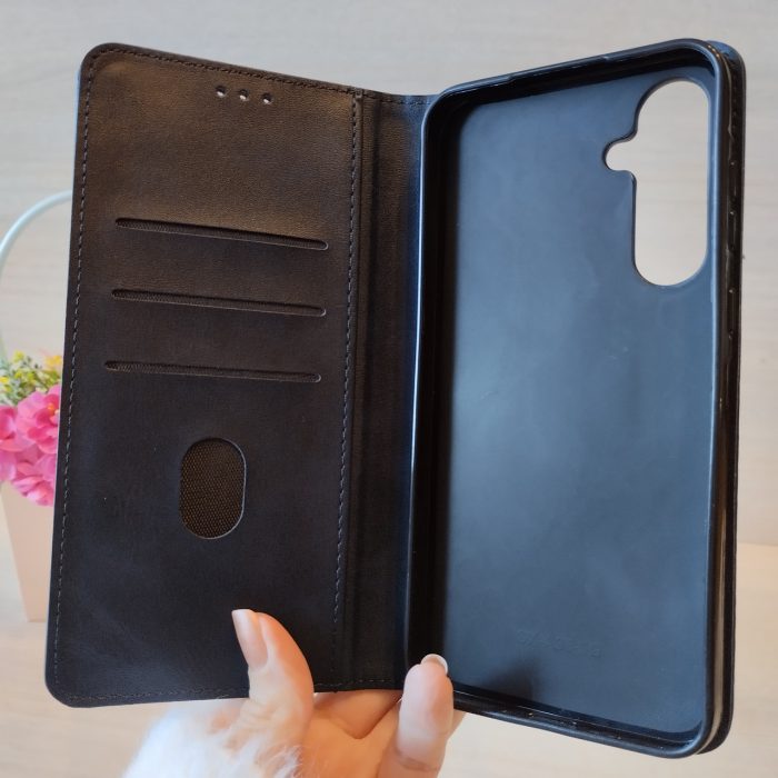 Чохол для samsung a24 книжка підставка з магнітом Business Leather (синий) - Зображення 4