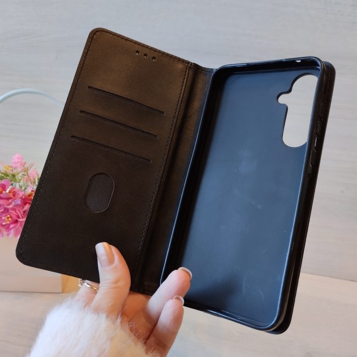 Чохол для samsung a24 книжка підставка з магнітом Business Leather (чорний) - Зображення 3