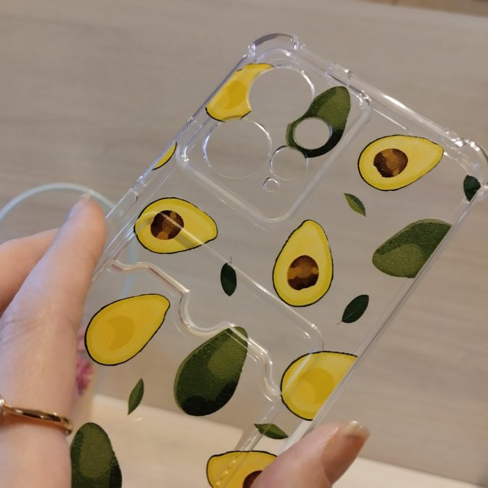 Чохол на xiaomi redmi Note 12 4g силіконовий прозорий із кишенею під картки та малюнком Сердечка - Зображення 4