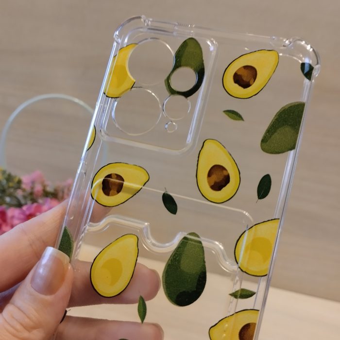 Чохол на xiaomi redmi Note 12 4g силіконовий прозорий із кишенею під картки та малюнком Сердечка - Зображення 5