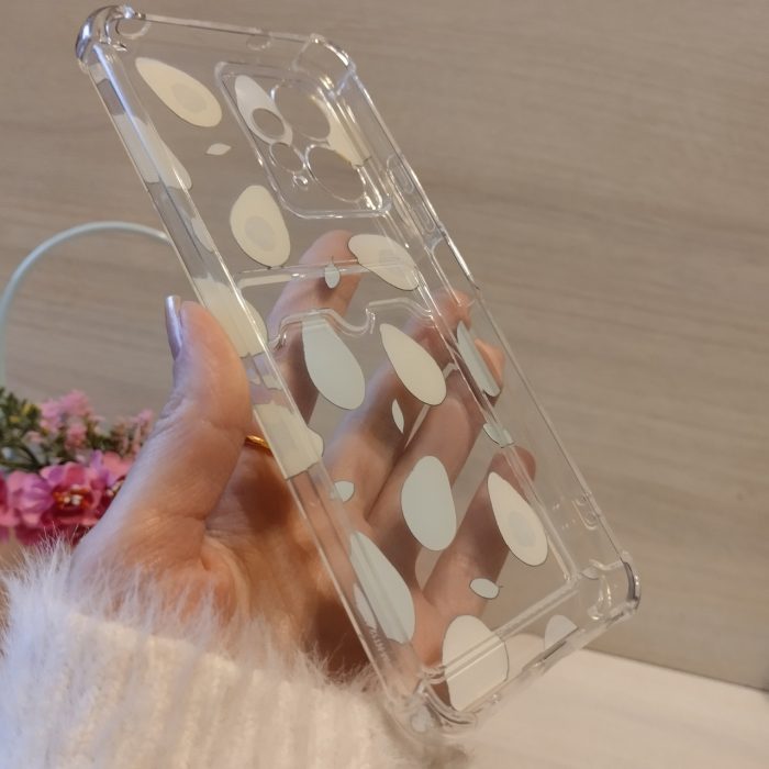 Чохол на xiaomi redmi Note 12 4g силіконовий прозорий із кишенею під картки та малюнком Сердечка - Зображення 8