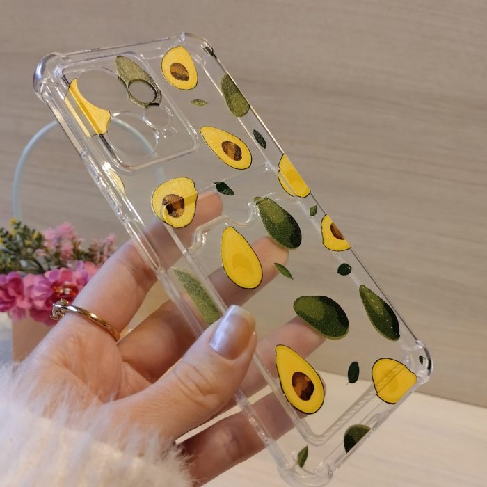 Чохол на xiaomi redmi Note 12 4g силіконовий прозорий із кишенею під картки та малюнком Сердечка - Зображення 2