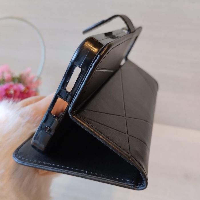 Чохол для xiaomi redmi Note 10 pro чохол книжка підставка з хлястиком і магнітом коричневий - Зображення 6