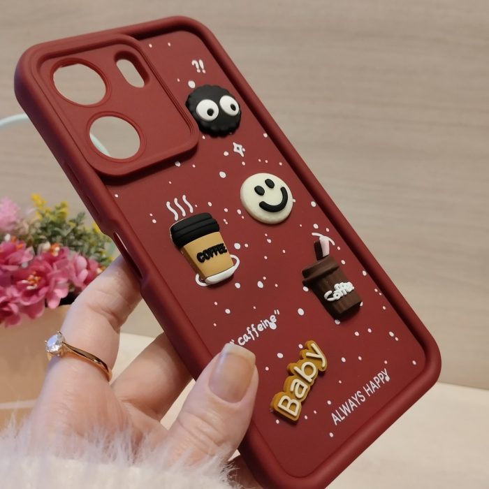 Чохол для Poco c65 силіконовий з 3-D наклейками TPU Toys Case (білий) - Зображення 10
