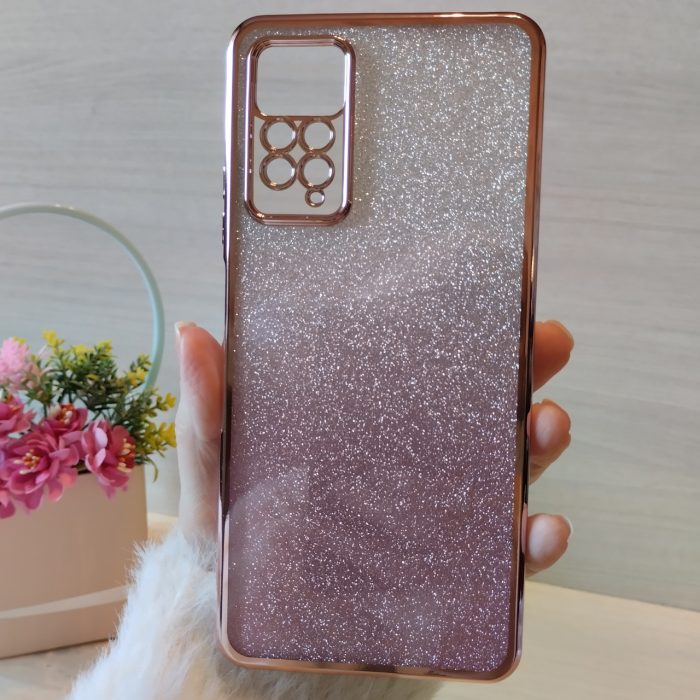 Чохол для xiaomi redmi Note 12 pro 4g жіночий силіконовий блискучий (рожевий) - Зображення 2