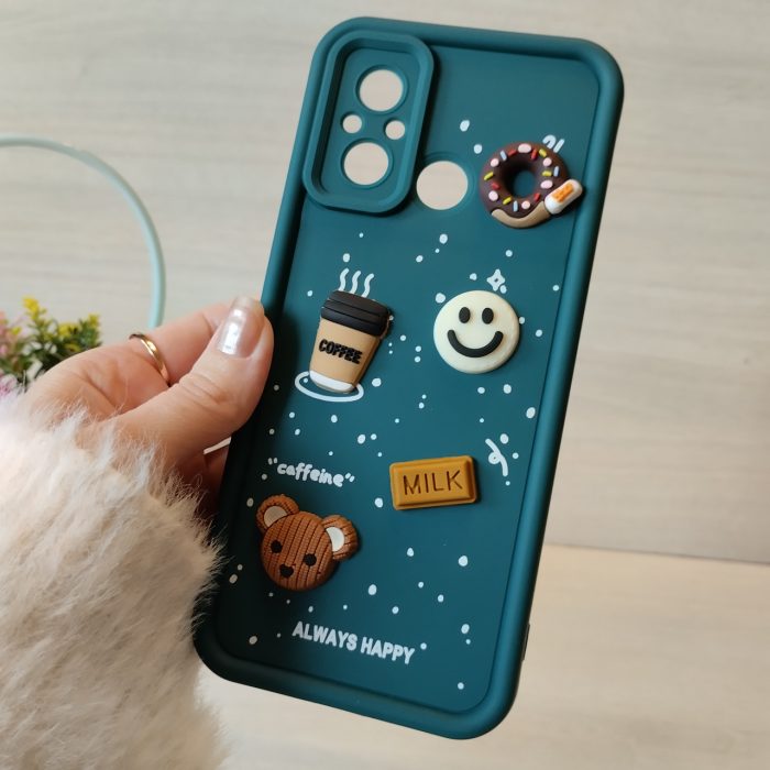Чохол для xiaomi redmi 12c силіконовий з 3-D наклейками TPU Toys Case (синій) - Зображення 2