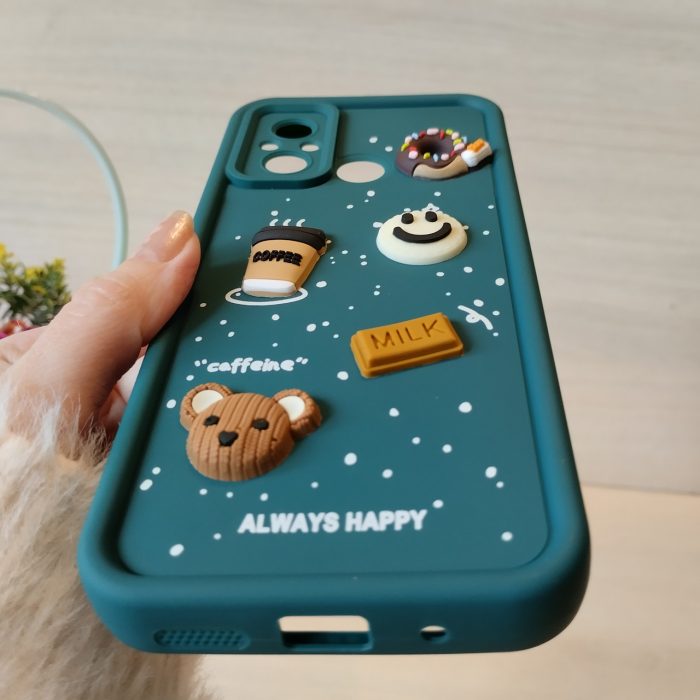 Чохол для xiaomi redmi 12c силіконовий з 3-D наклейками TPU Toys Case (синій) - Зображення 5