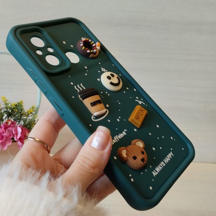 Чохол для xiaomi redmi 12c силіконовий з 3-D наклейками TPU Toys Case (синій) - Зображення 4