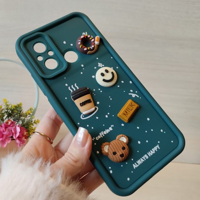 Чохол для xiaomi redmi 12c силіконовий з 3-D наклейками TPU Toys Case (синій) - Зображення 3