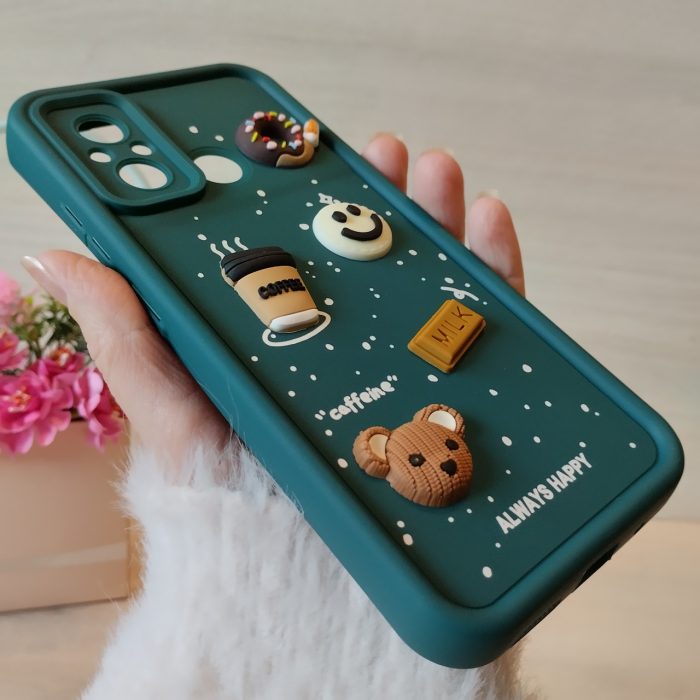Чохол для xiaomi redmi 12c силіконовий з 3-D наклейками TPU Toys Case (синій) - Зображення 6
