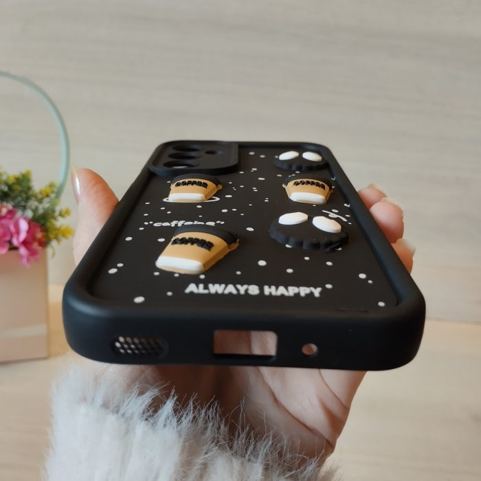 Чохол на Samsung A26 5g силіконовий з 3-D наклейками TPU Toys Case (чорний) - Зображення 7