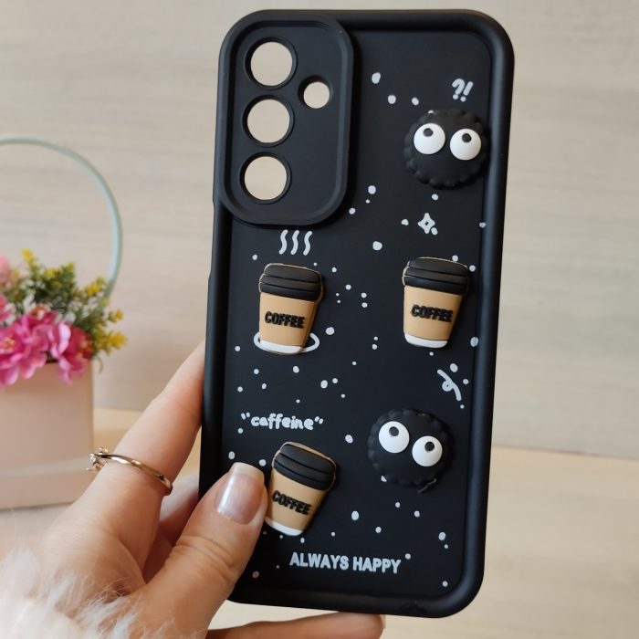 Чохол на Samsung A26 5g силіконовий з 3-D наклейками TPU Toys Case (чорний) - Зображення 2