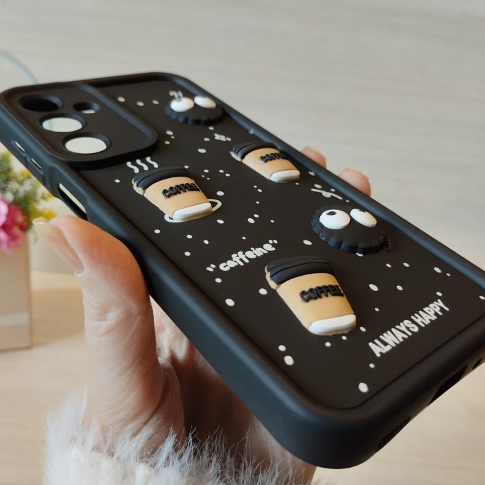 Чохол на Samsung A26 5g силіконовий з 3-D наклейками TPU Toys Case (чорний) - Зображення 5
