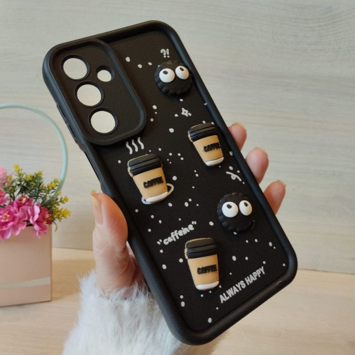Чохол на Samsung A26 5g силіконовий з 3-D наклейками TPU Toys Case (чорний) - Зображення 6