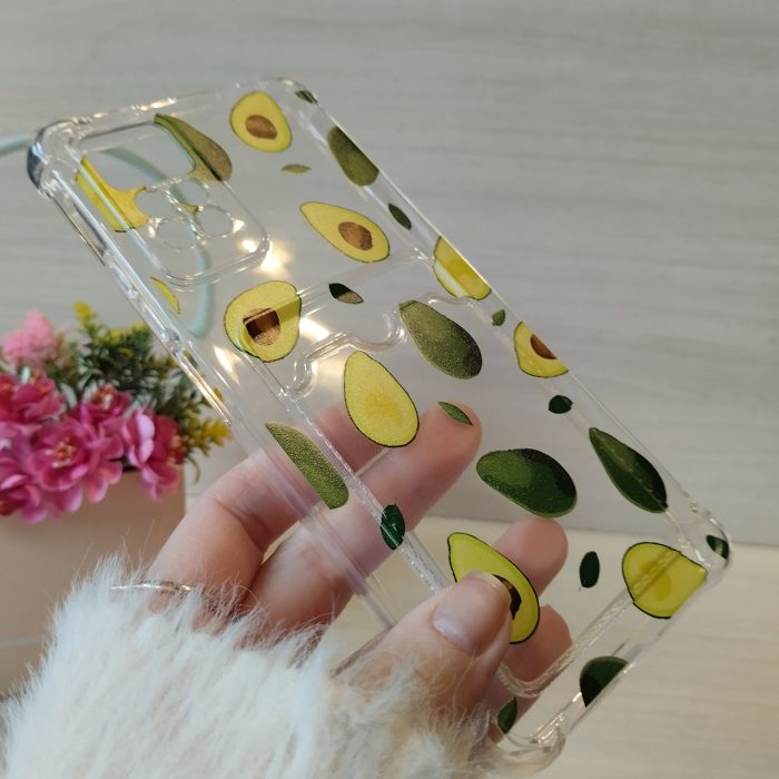 Чохол для xiaomi redmi Note 11 pro силіконовий з кишенею під картки та малюнком авокадо - Зображення 4