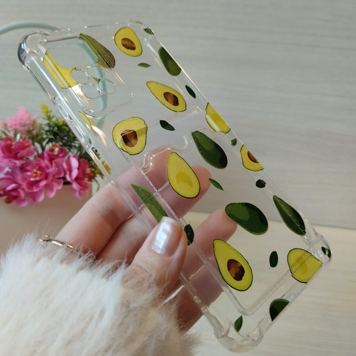 Чохол для xiaomi redmi Note 11 pro силіконовий з кишенею під картки та малюнком авокадо - Зображення 3