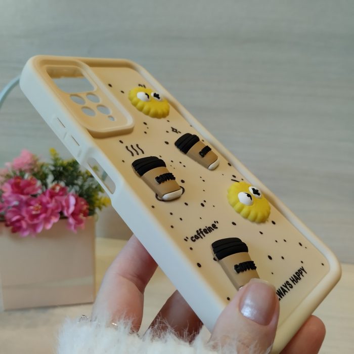 Чохол для xiaomi redmi Note 12 pro 4g силіконовий з 3-D наклейками TPU Toys Case (білий) - Зображення 5