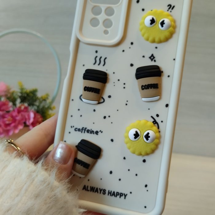 Чохол для xiaomi redmi Note 12 pro 4g силіконовий з 3-D наклейками TPU Toys Case (білий) - Зображення 6