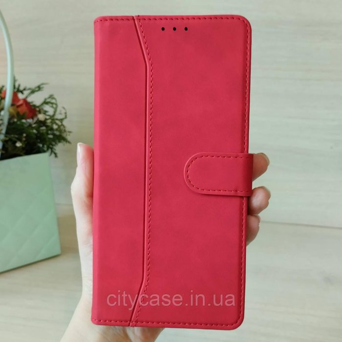 Чохол для xiaomi redmi 12c книжка підставка з візитницею Luxury Leather зелений - Зображення 6
