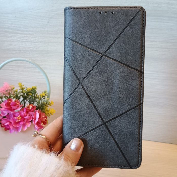 Чохол для Xiaomi redmi Note 13 pro 4g книжка підставка з магнітом і кишенями для карток (червоний) - Зображення 8