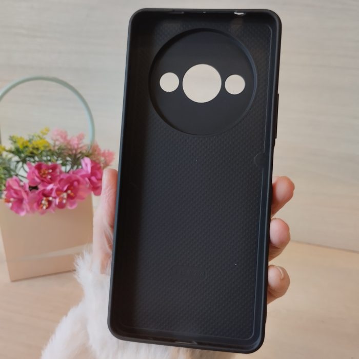 Чохол для xiaomi redmi A3 дзеркальна жіноча накладка з ведмедиком зі страз Diamond shine чорний - Зображення 10