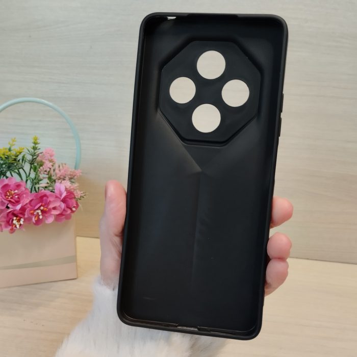 Чехол для xiaomi redmi 14c силіконовий однотонний бампер Sports Car Design (черный) - Зображення 9