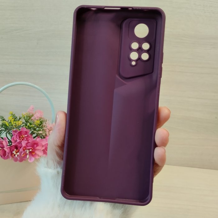 Чохол для xiaomi redmi Note 12 pro 4g силіконовий однотонний Sports Car Design (фіолетовий) - Зображення 9