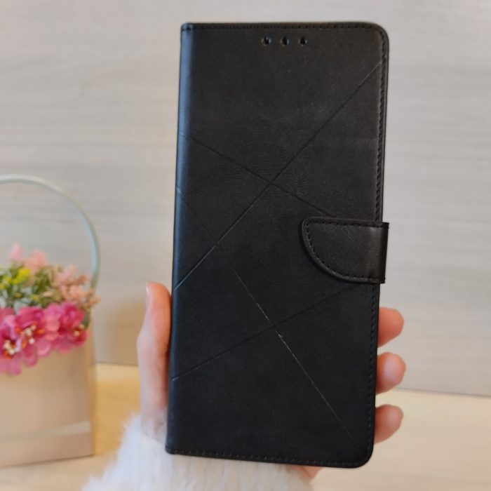 Чохол для xiaomi redmi A3 книжка підставка з хлястиком і візитницею Business Leather червоний - Зображення 5
